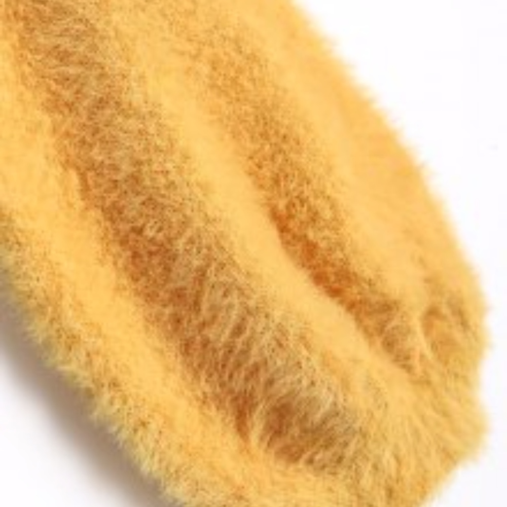 Zaful Mustard Mohair Sweater - Picture 3 of 6